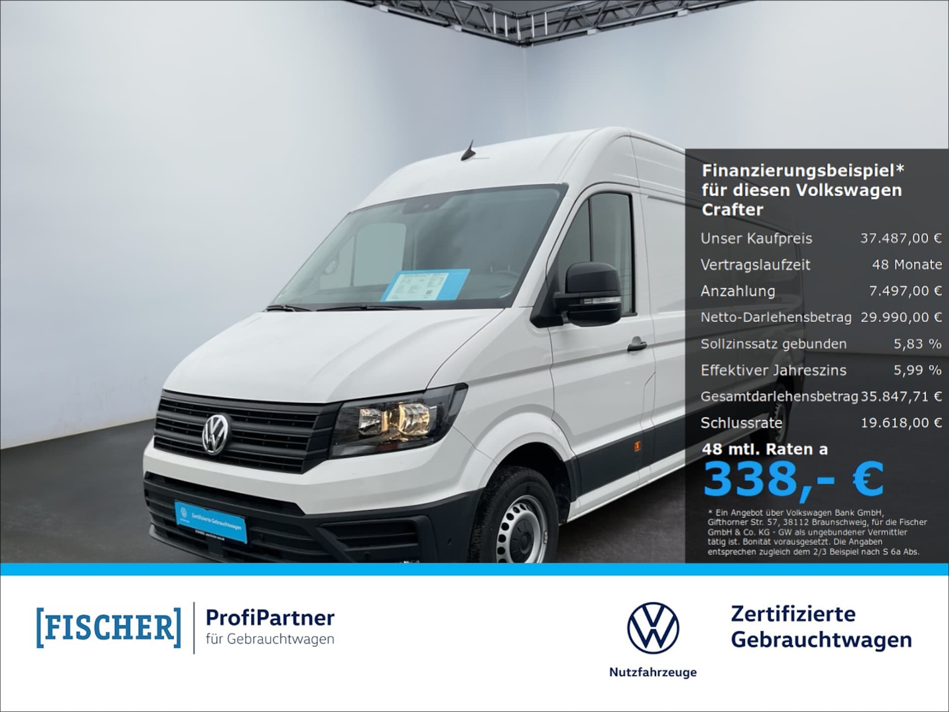 Volkswagen Crafter Kasten langer Radstand