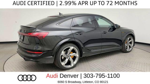 Used 2023 Audi e-tron S Sportback Prestige with VIN WA13CBGE9PB017115 for sale in Littleton, CO