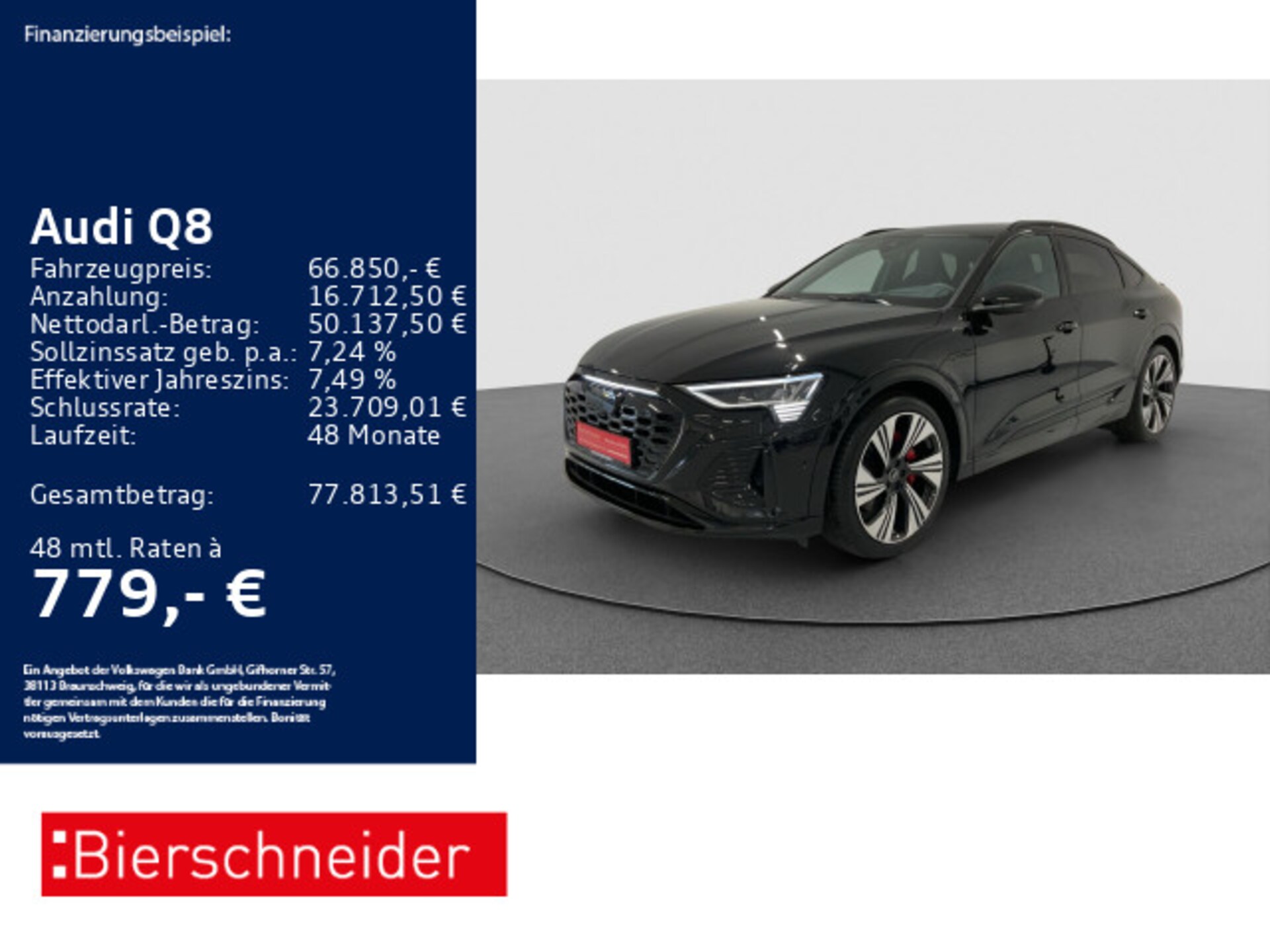 Audi Q8 Sportback e-tron S line