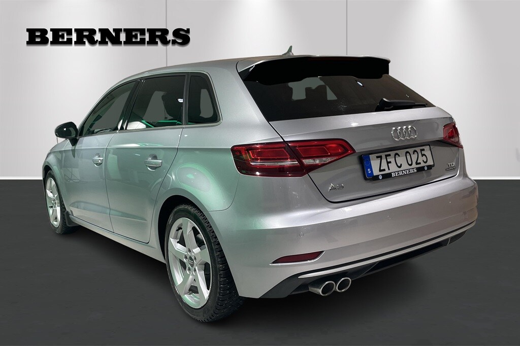 Bild som visar&nbsp;Audi A3 Sportback&nbsp;A3 Sportback 2.0 TDI quattro Proline Sport 184 hk S tronic - för mer information kontakta din Audi Partner
