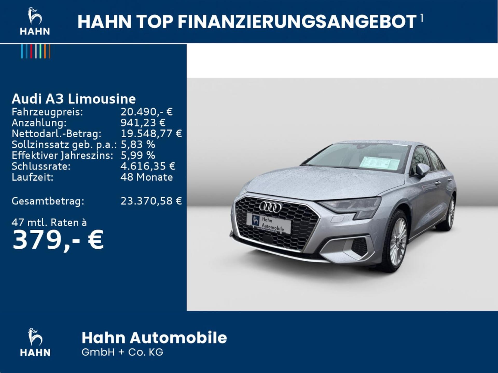 Audi A3 Limousine advanced