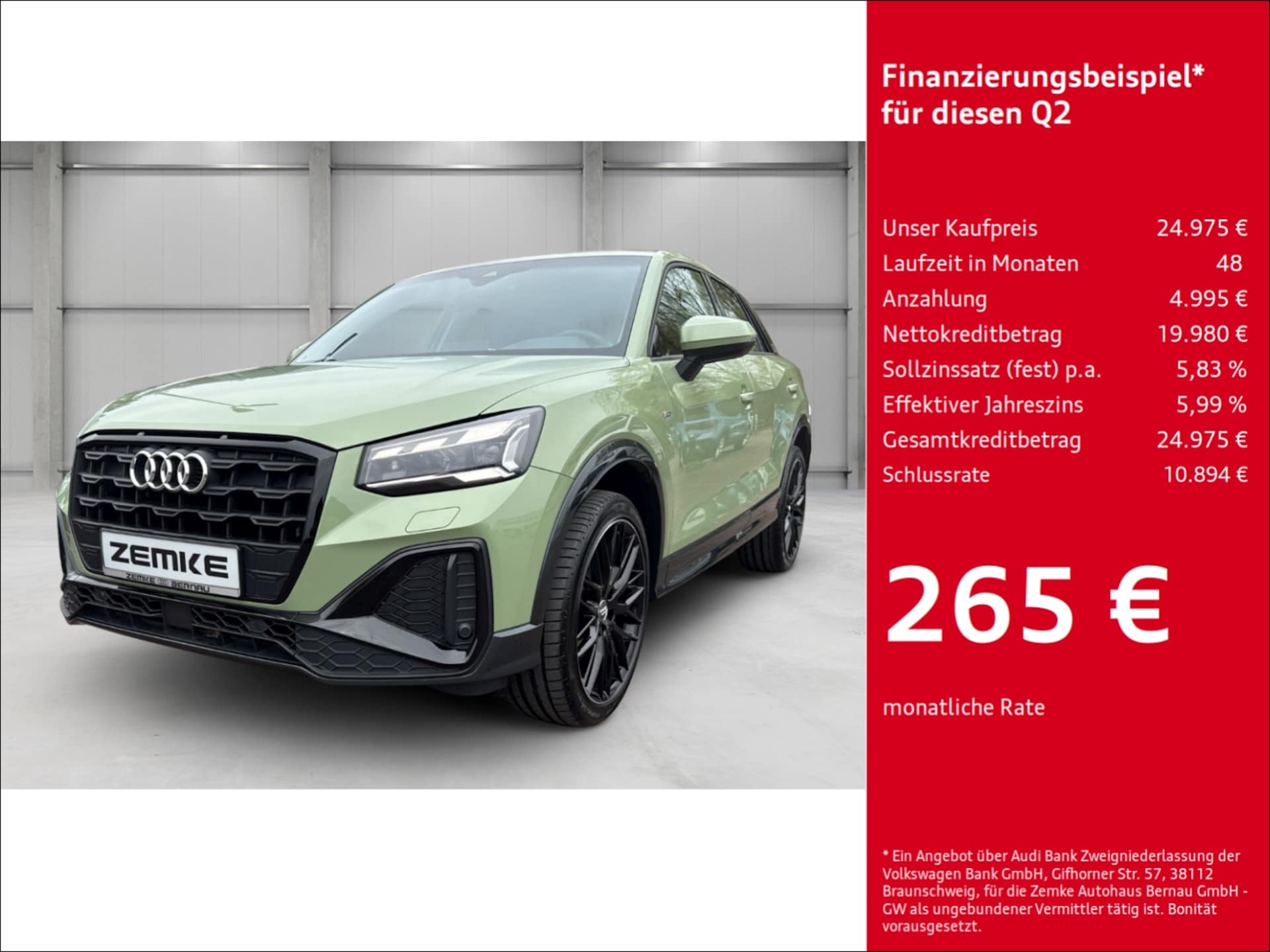 Audi Q2 S line