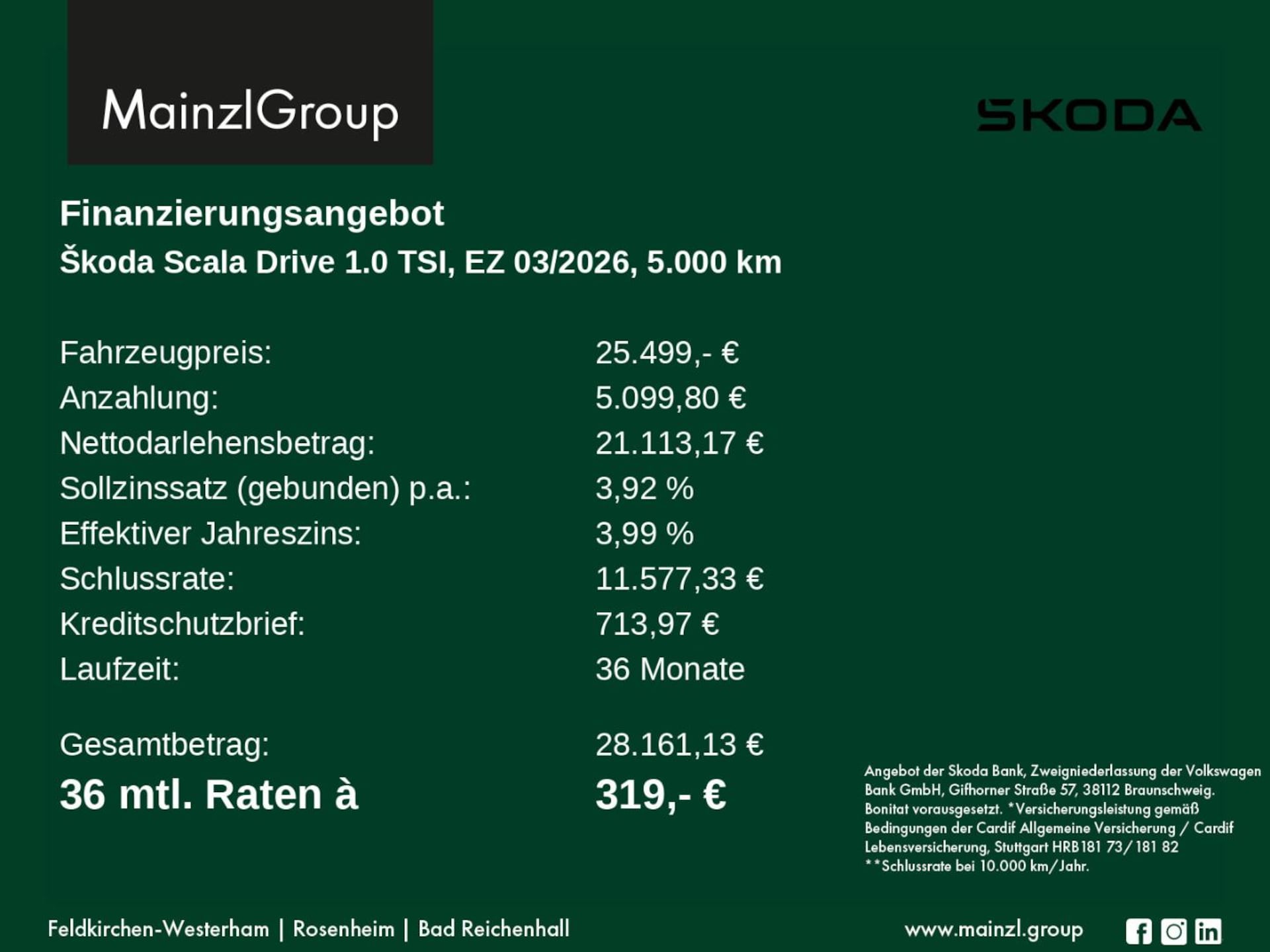 Skoda Scala Tour