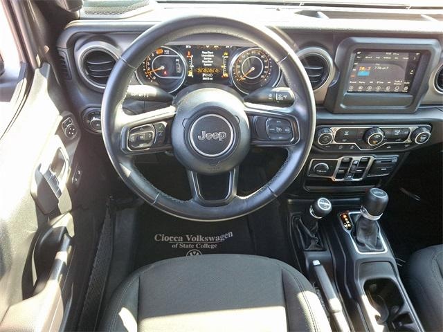 Used 2021 Jeep Wrangler Unlimited Sport S with VIN 1C4HJXDN9MW526841 for sale in State College, PA