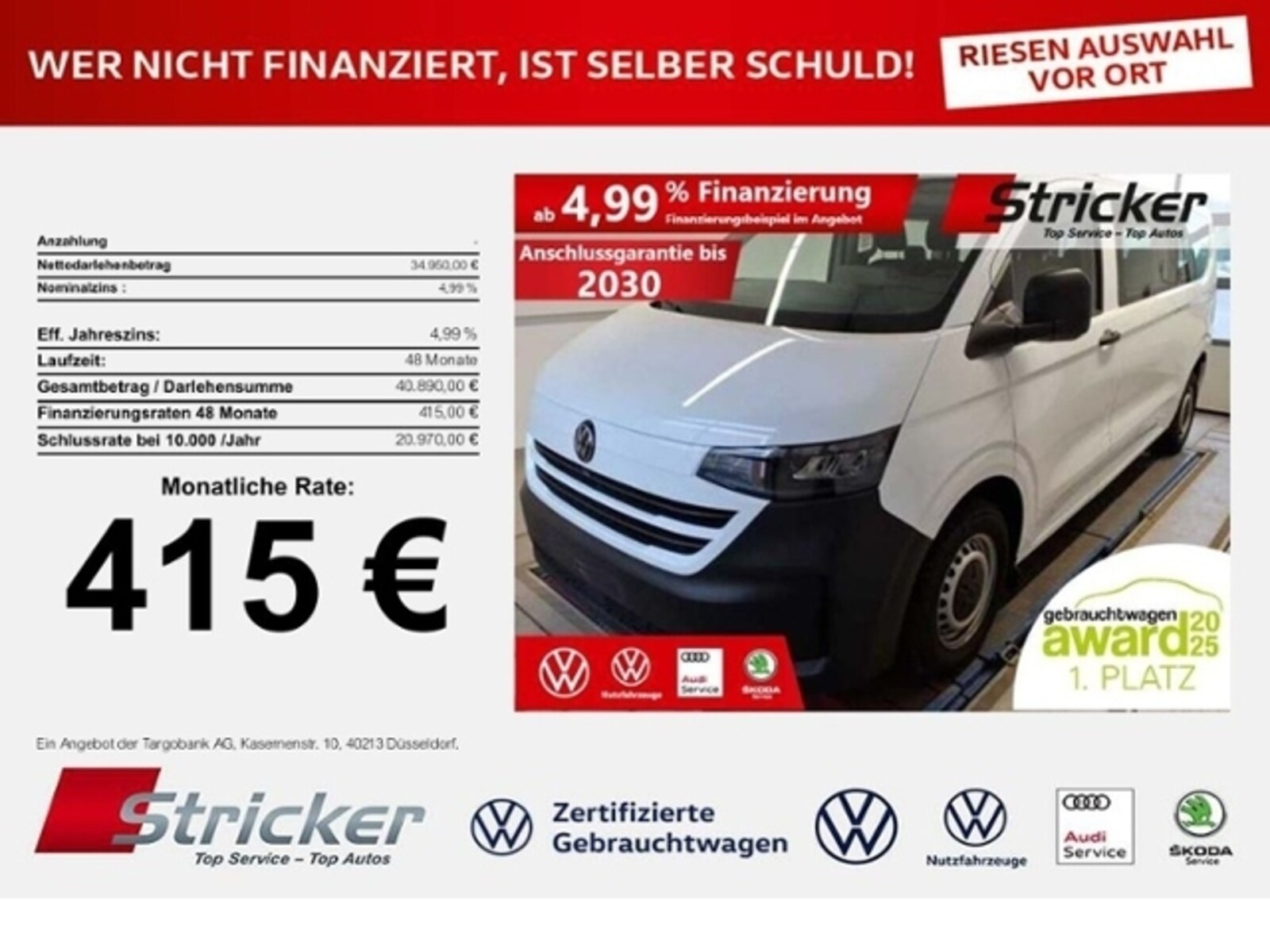 Volkswagen Transporter Kombi langer Radstand