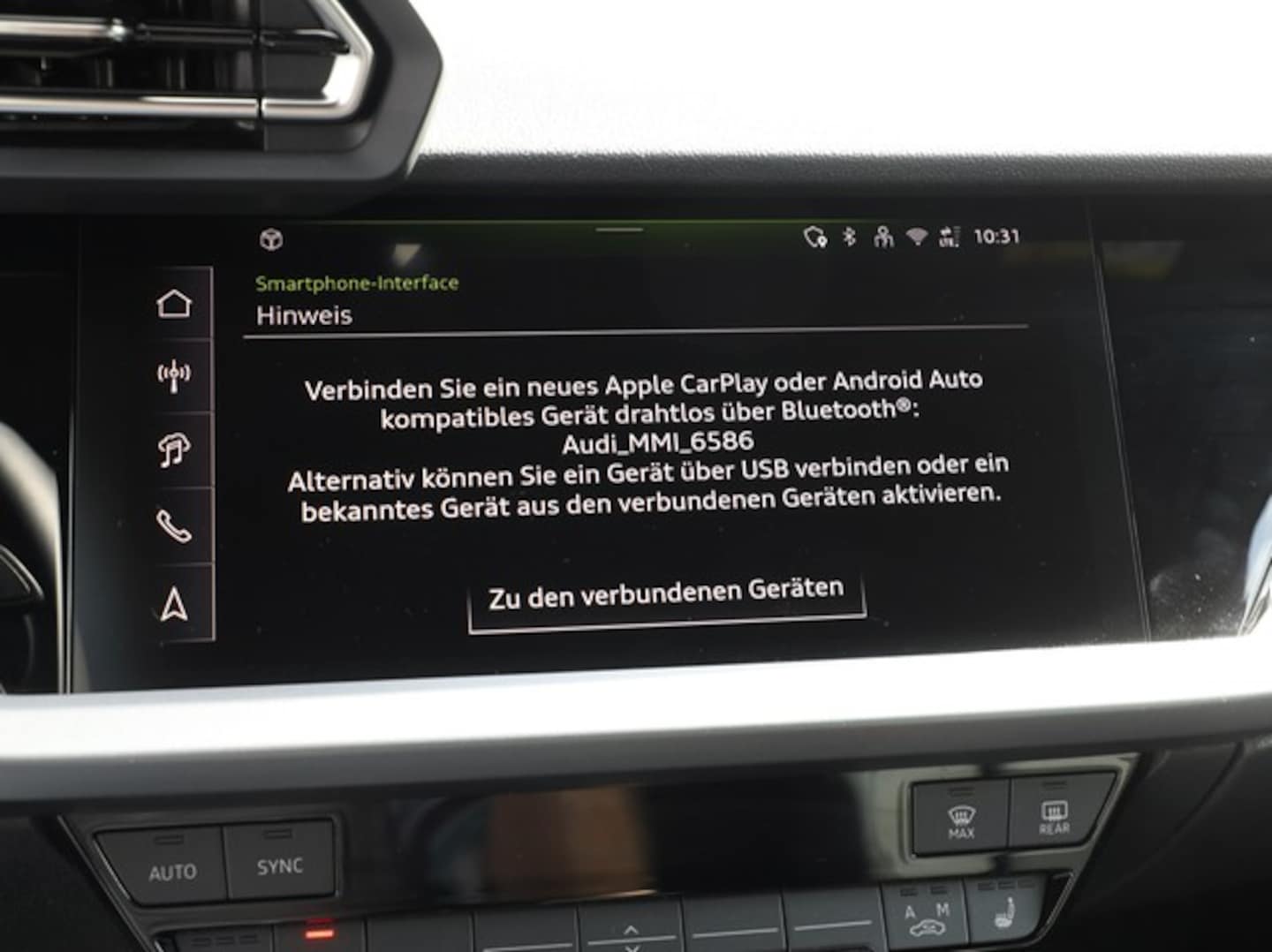 Bild über Audi A3 Sportback S line 35 TFSI S tronic - für weitere Informationen kontaktieren Sie den Audi Partner