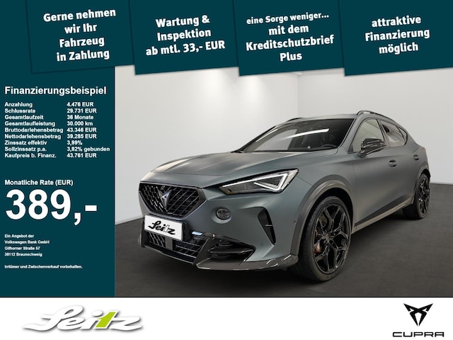 CUPRA Formentor 2.5 TSI 4Drive Enceladus Grey Edition *PANO*MATRIX*KAMERA*NAVI* (36355_KS)