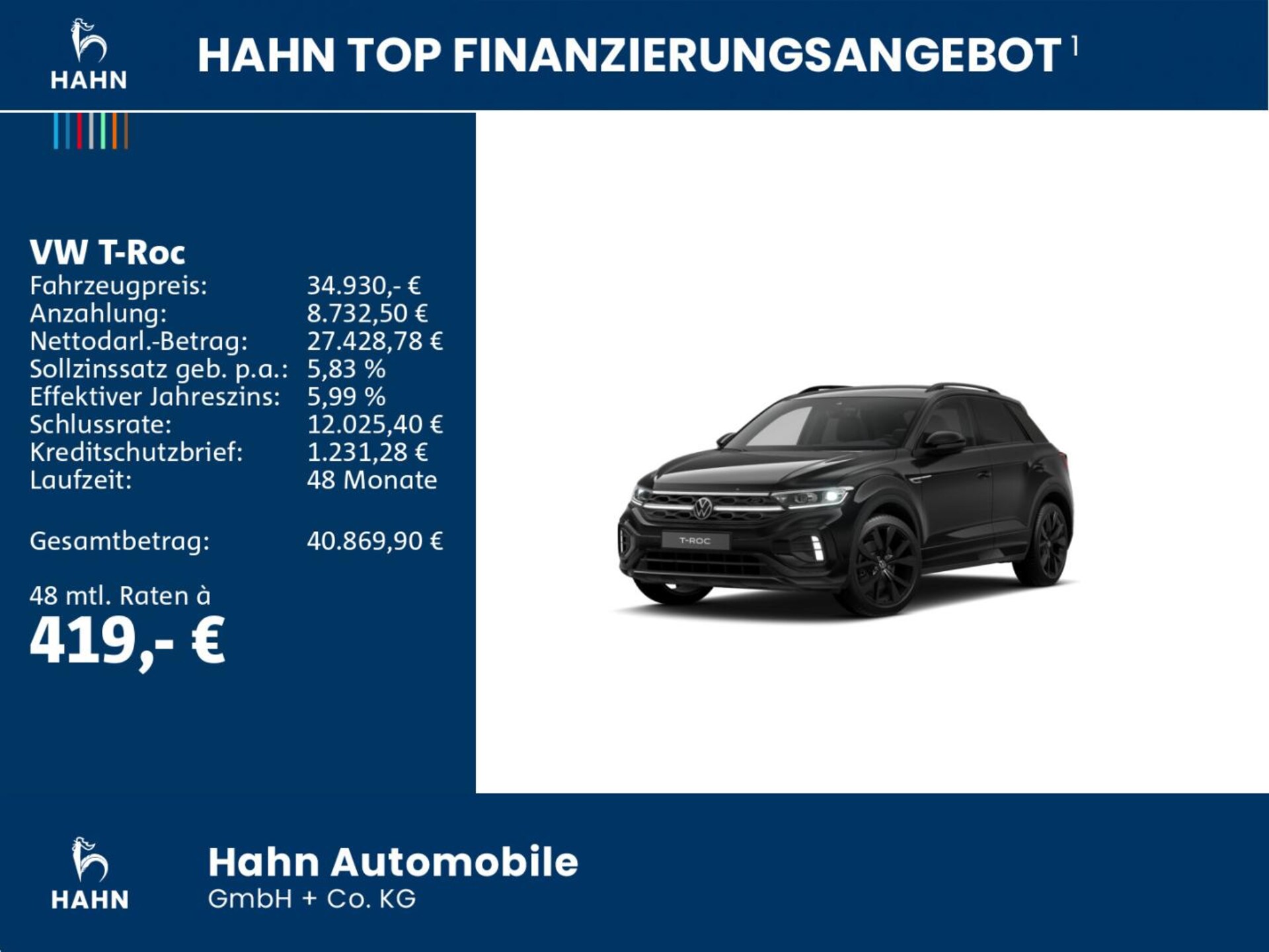 Volkswagen T-Roc R-Line