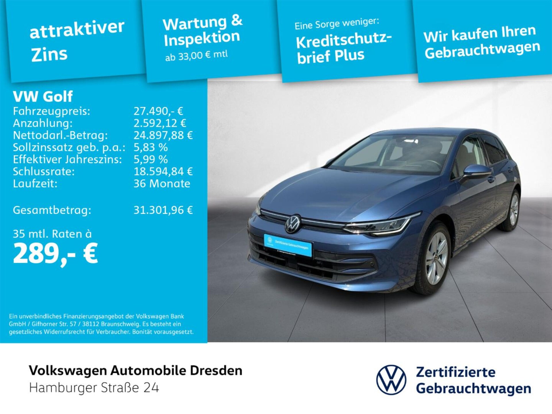Volkswagen Golf Life