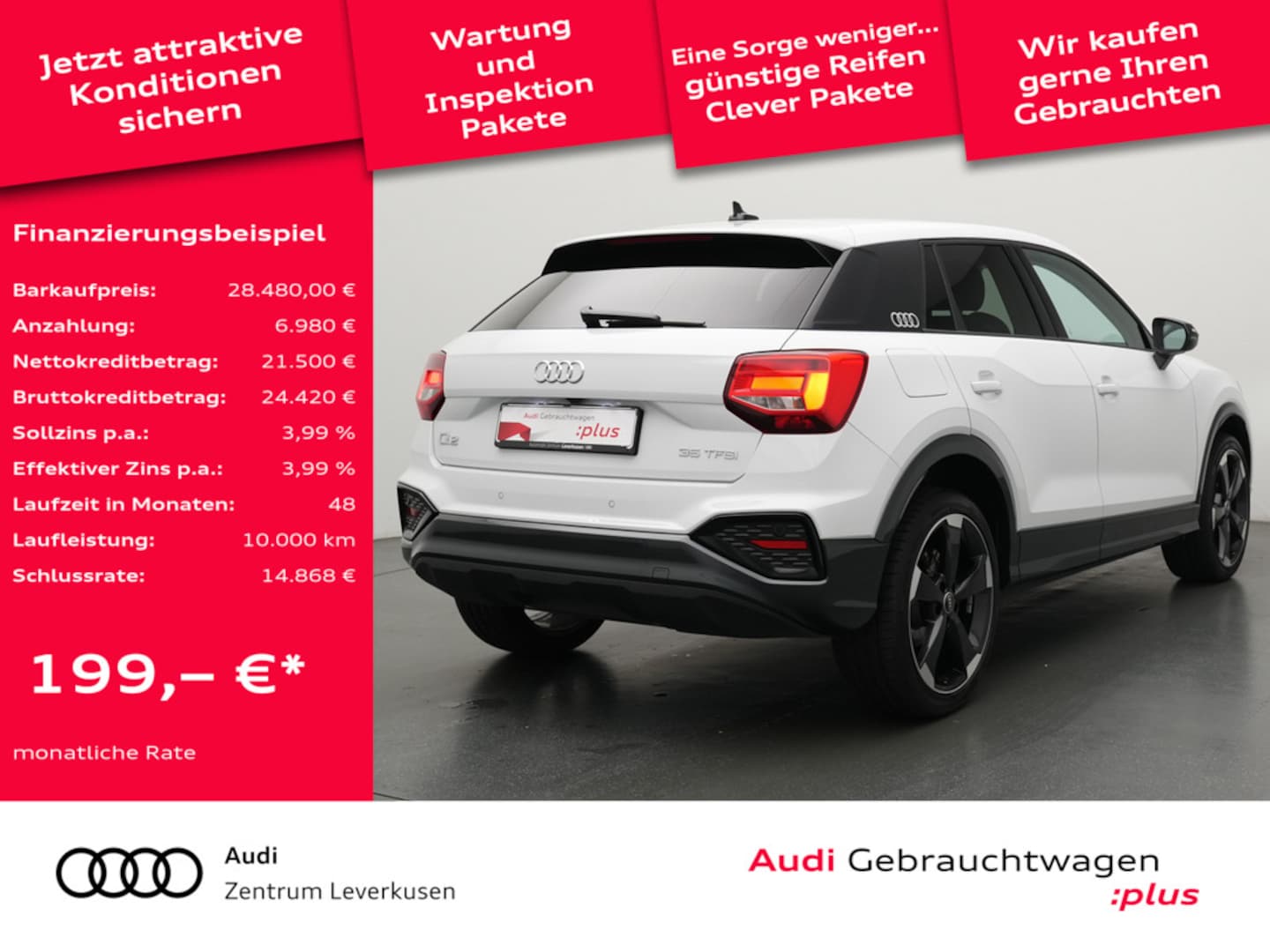 Bild über Audi Q2 advanced 35 TFSI S tronic - für weitere Informationen kontaktieren Sie den Audi Partner