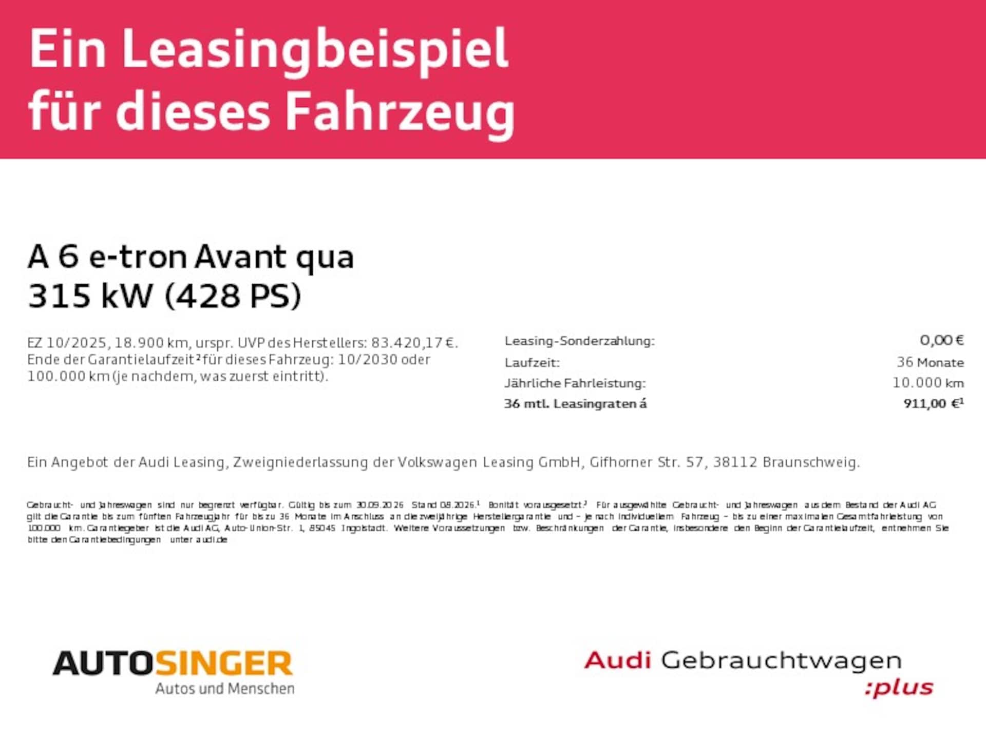 Audi A6 Avant e-tron