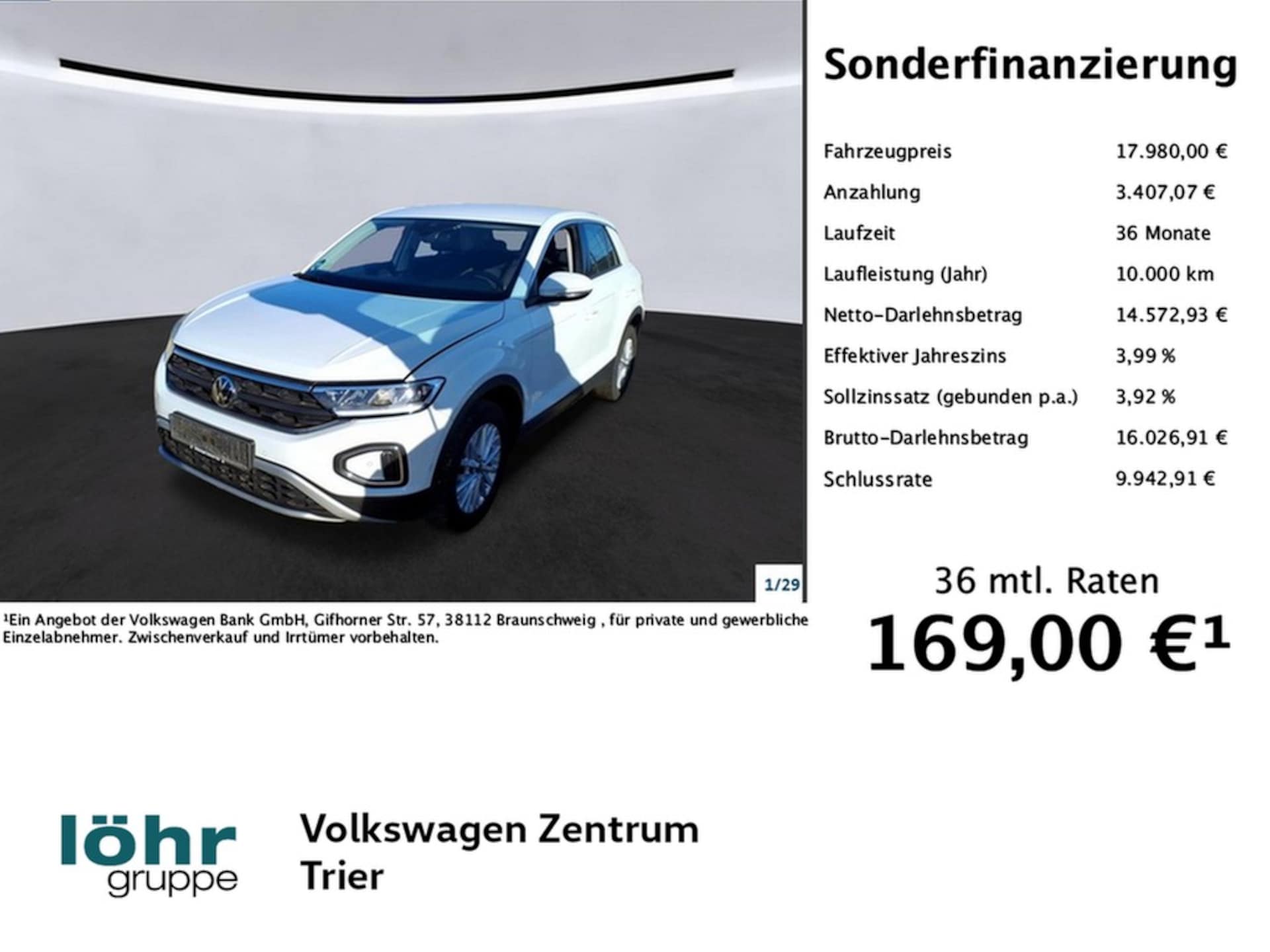 Volkswagen T-Roc Basis-Modell
