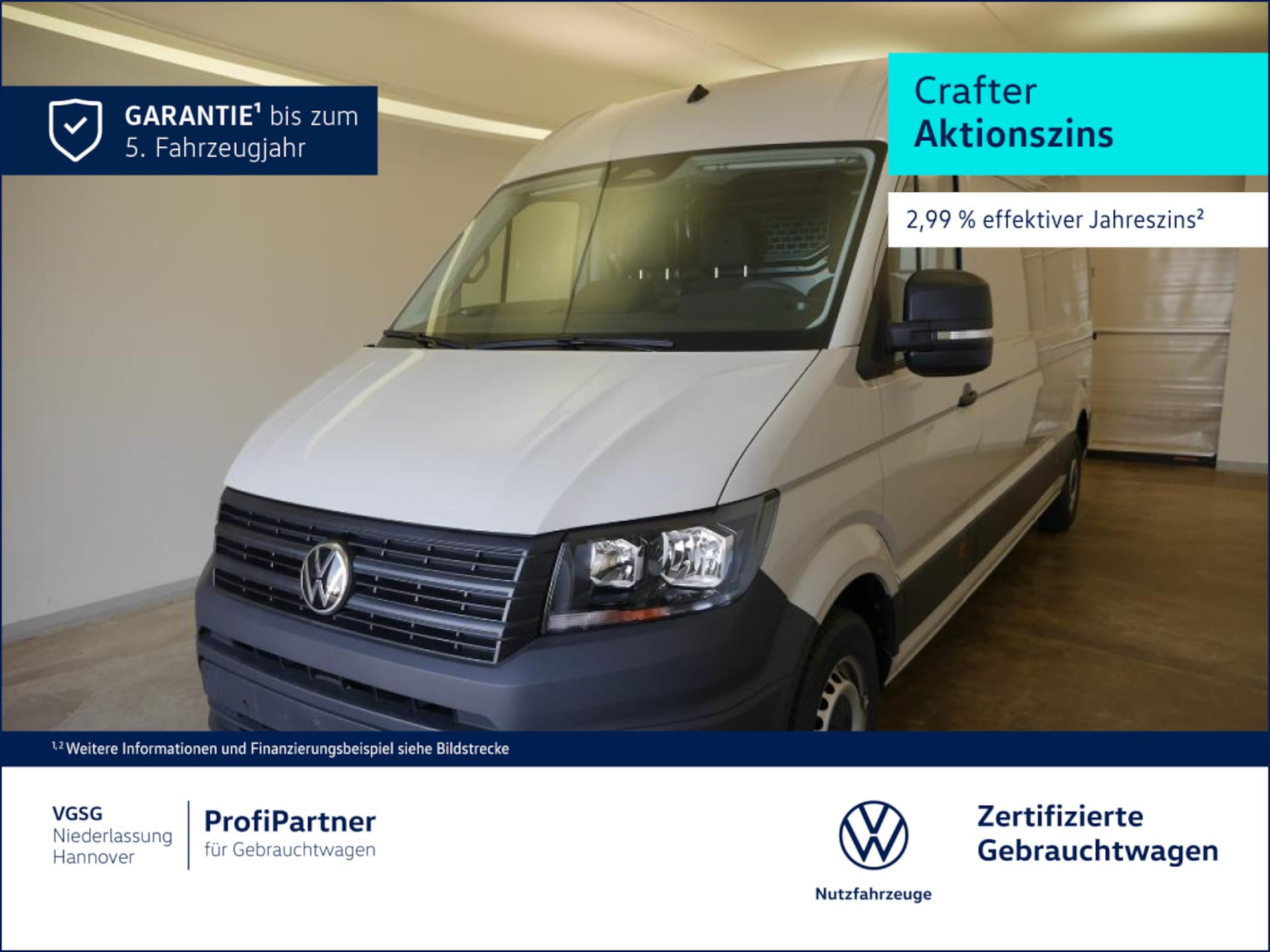 Volkswagen Crafter Kasten langer Radstand