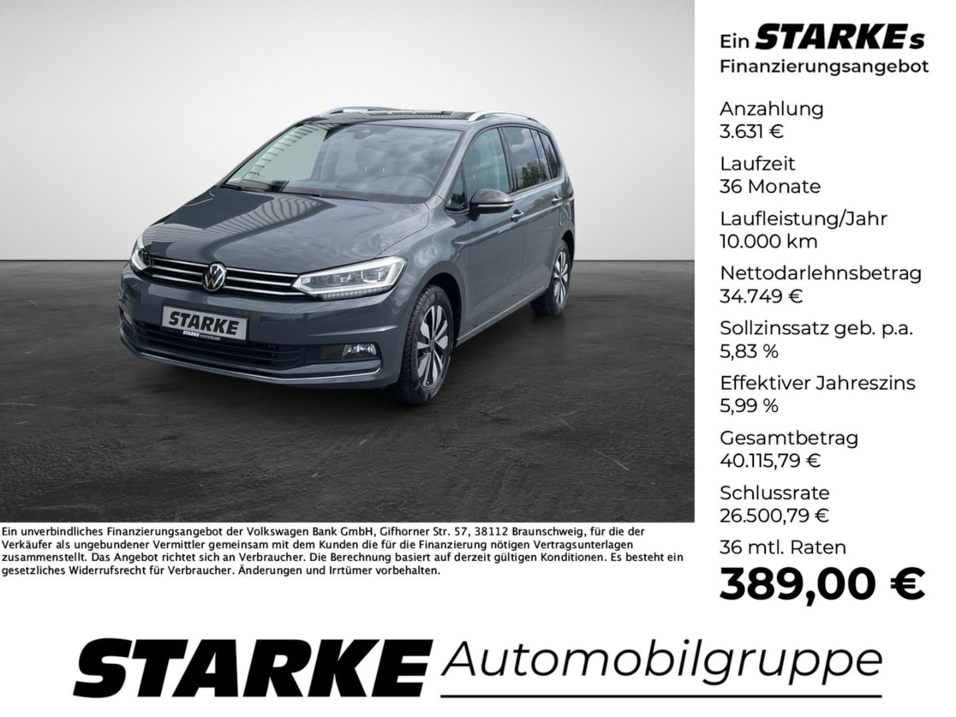 Volkswagen Touran Comfortline