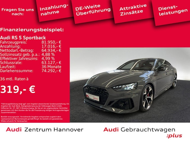 Image about Audi RS 5 Sportback TFSI quattro tiptronic