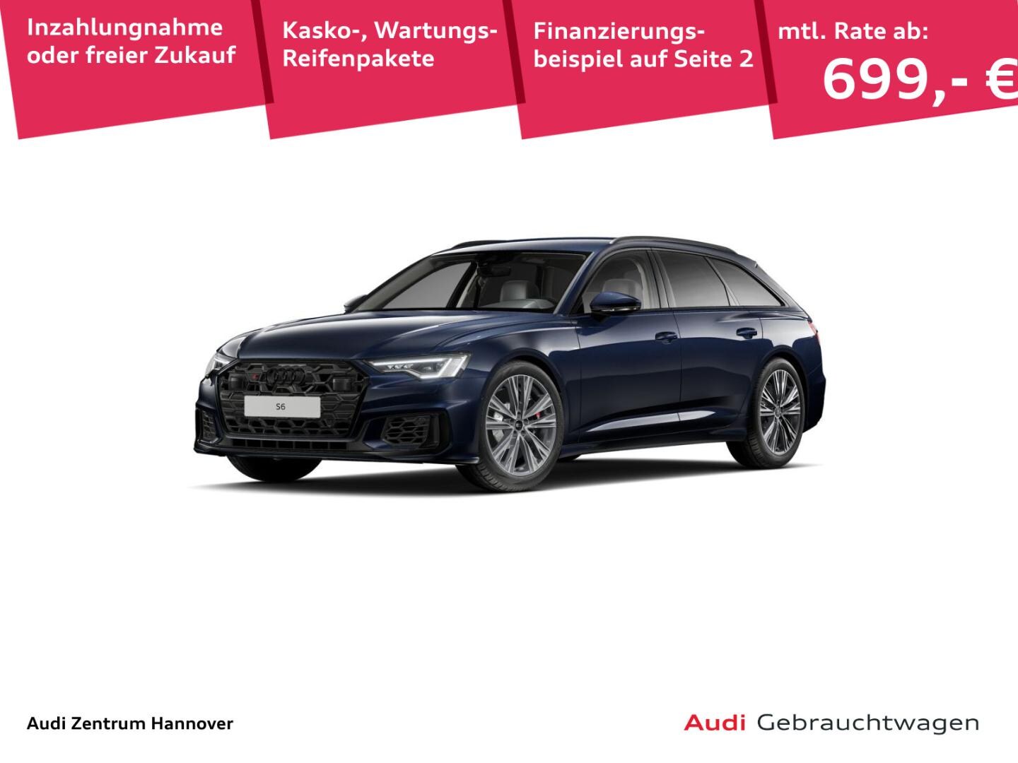 Bild über Audi S6 Avant TDI quattro tiptronic - für weitere Informationen kontaktieren Sie den Audi Partner