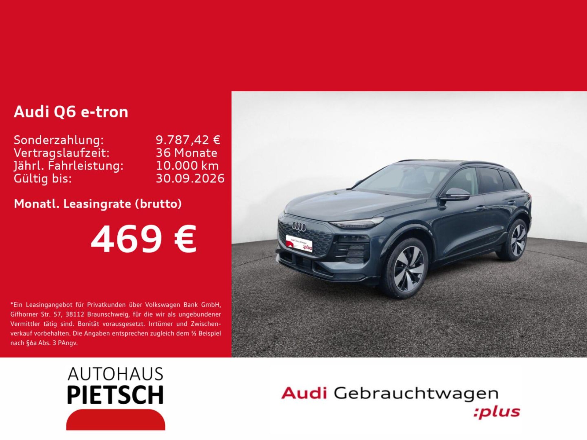 Audi Q6 SUV e-tron