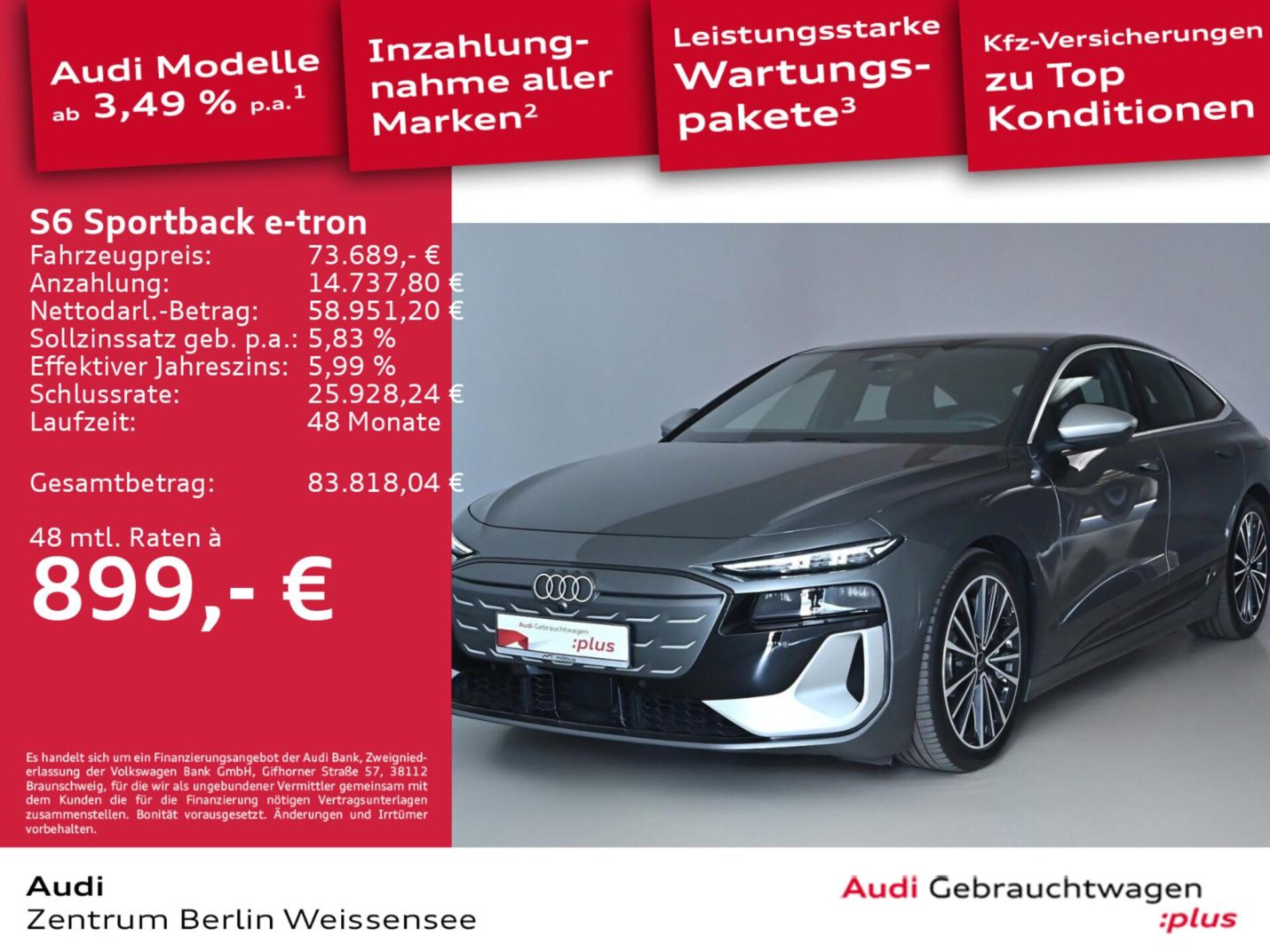 Audi S6 Sportback e-tron