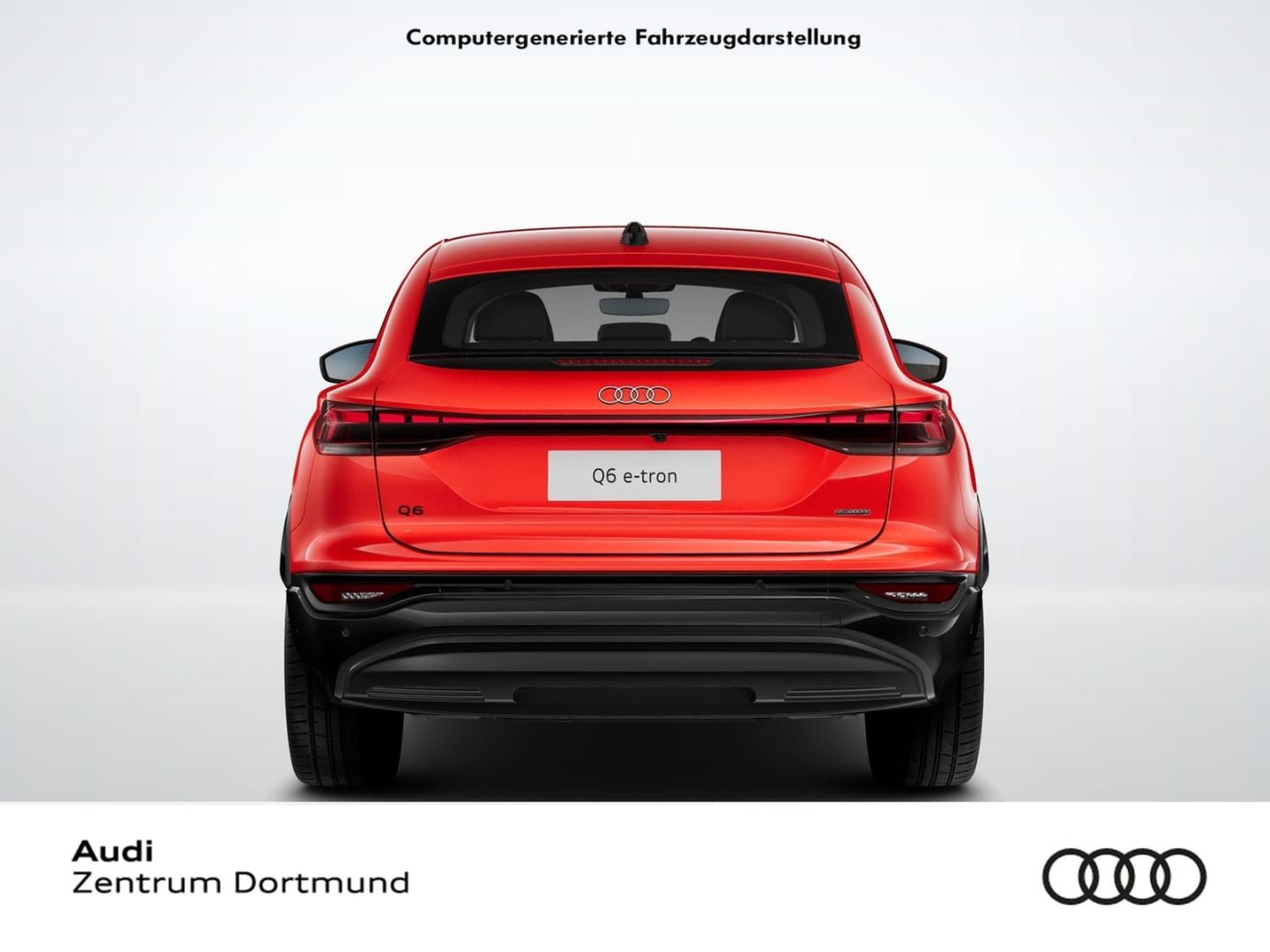 Bild über Audi Q6 Sportback e-tron e-tron quattro - für weitere Informationen kontaktieren Sie den Audi Partner