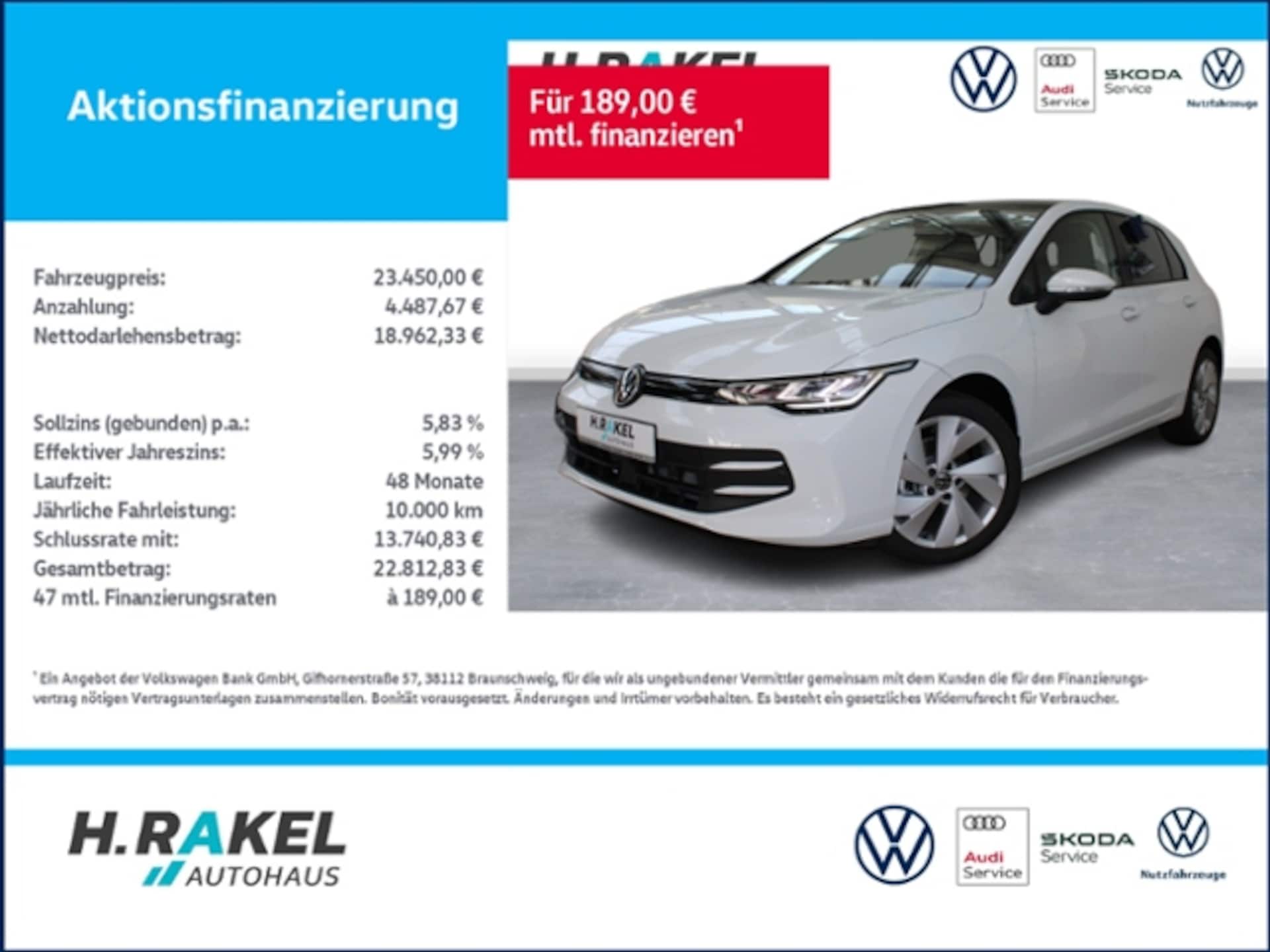 Volkswagen Golf — Volkswagen Golf 1.5 TSI +ACC+PANO+LED