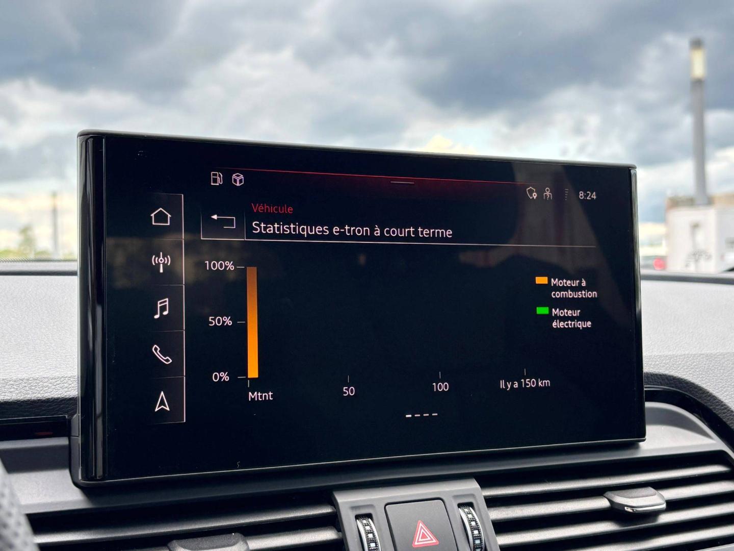 Image about Audi Q5 Sportback TFSI e Black Edition 50 TFSI e Hybride rechargeable quattro220(299)kW(ch)S tronic