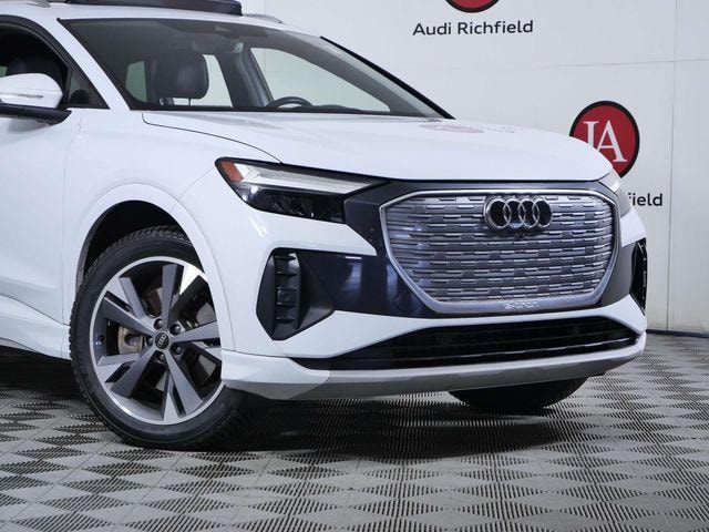Used 2022 Audi Q4 e-tron Premium Plus with VIN WA1H2BFZ5NP013950 for sale in Richfield, Minnesota