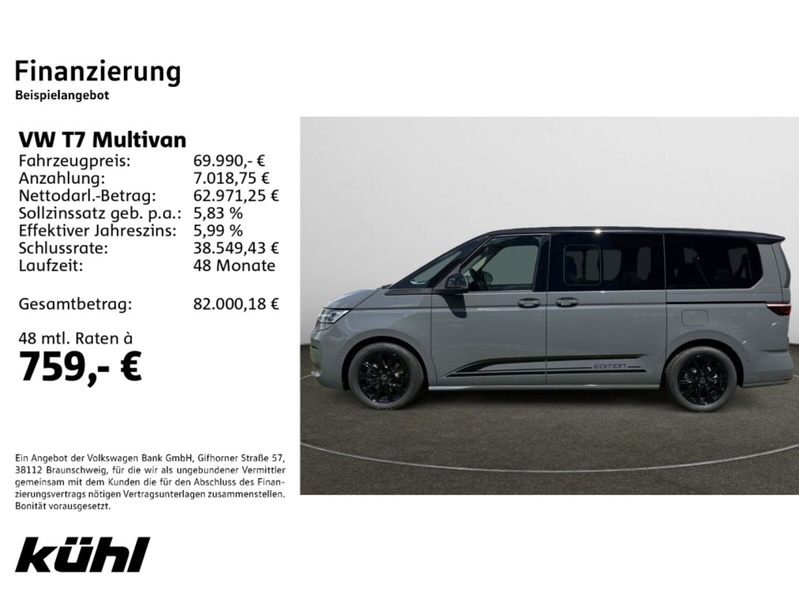 Volkswagen Multivan Langversion – Bild 2