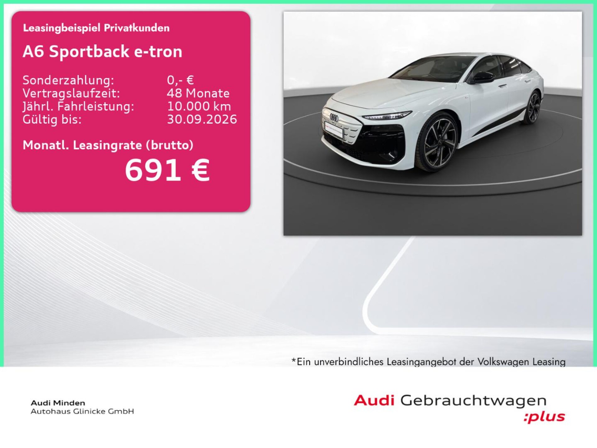 Audi A6 Sportback e-tron