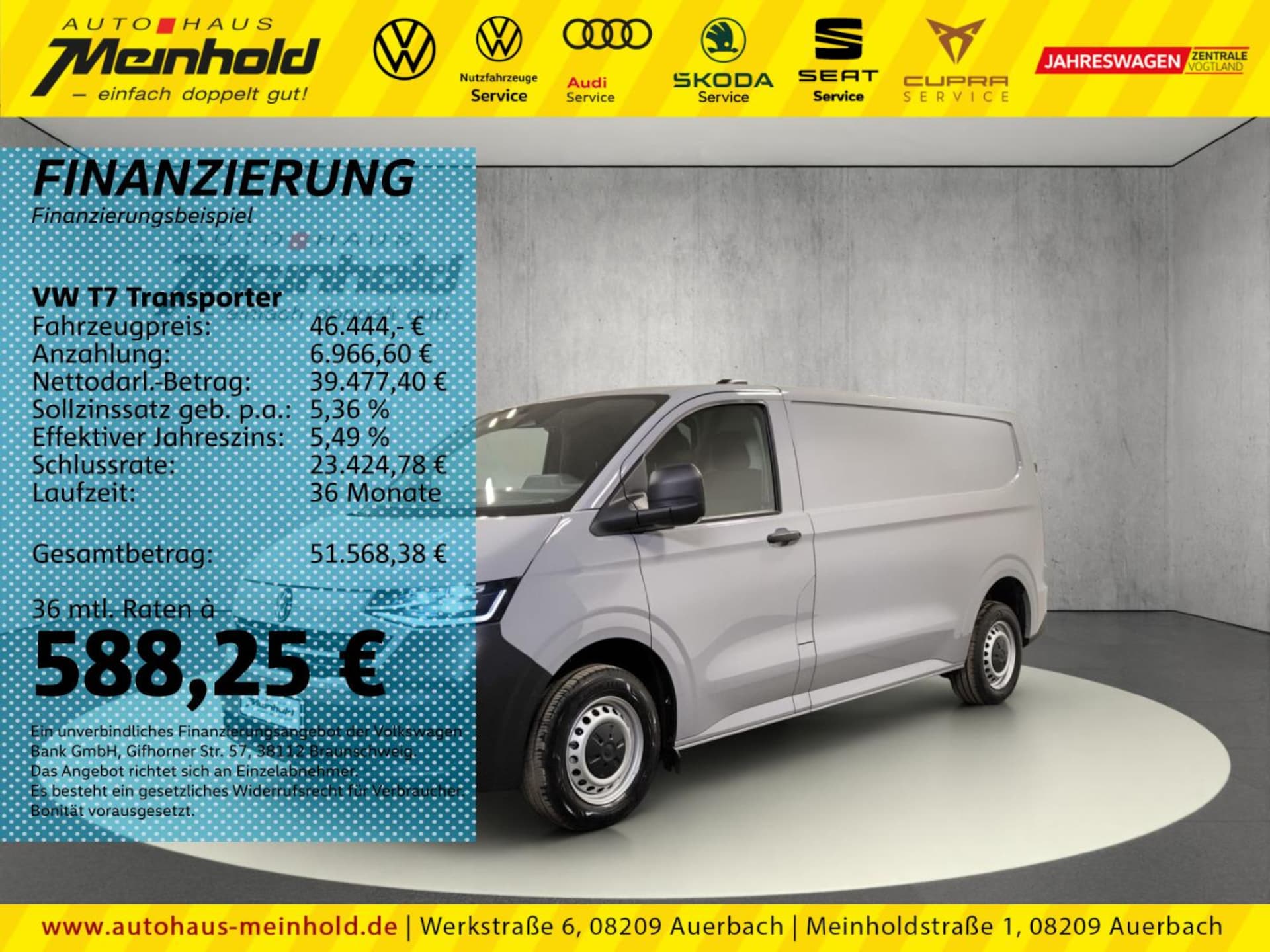 Volkswagen Transporter Kasten langer Radstand