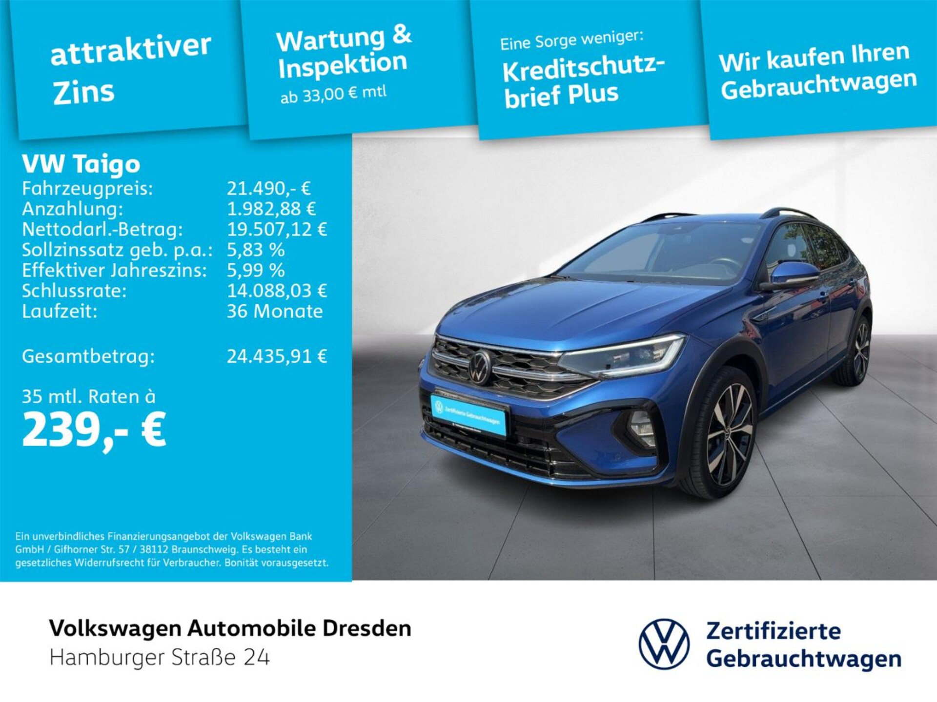 Volkswagen Taigo R-Line