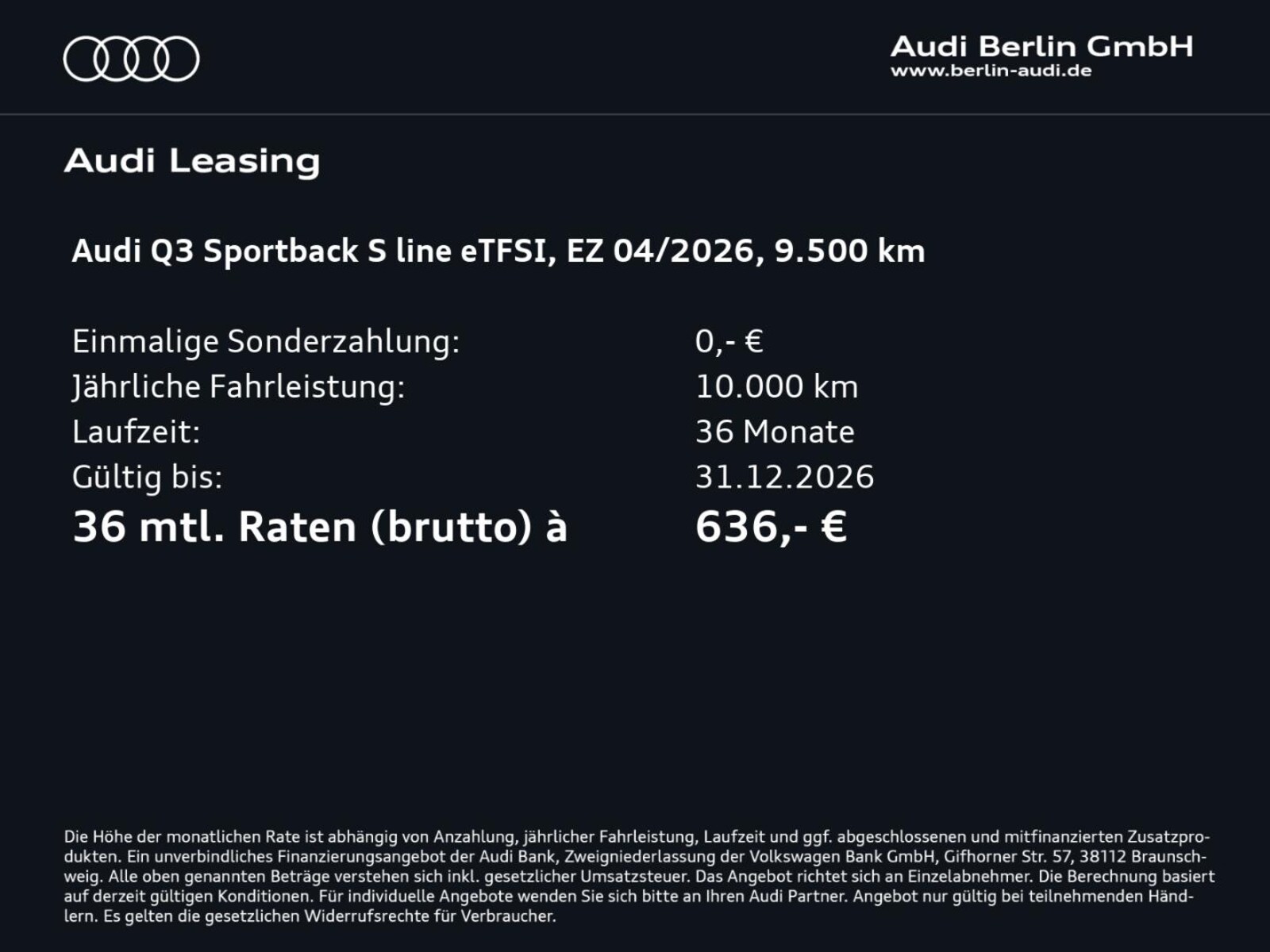 Audi Q3 Sportback – Bild 4
