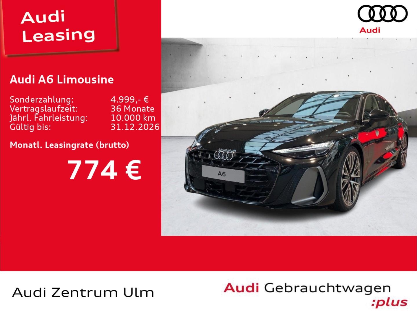 Bild über Audi A6 Limousine TFSI quattro 270 kW S tronic - für weitere Informationen kontaktieren Sie den Audi Partner