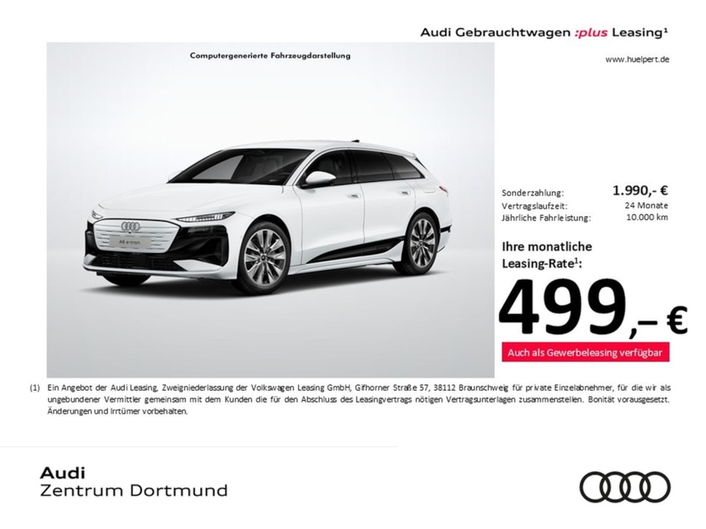 Bild über Audi A6 Avant e-tron e-tron performance - für weitere Informationen kontaktieren Sie den Audi Partner