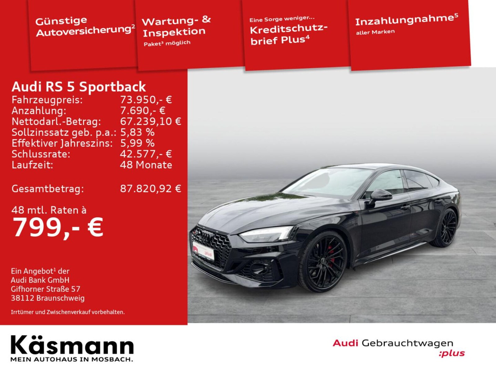 Audi RS 5 Sportback – Bild 2