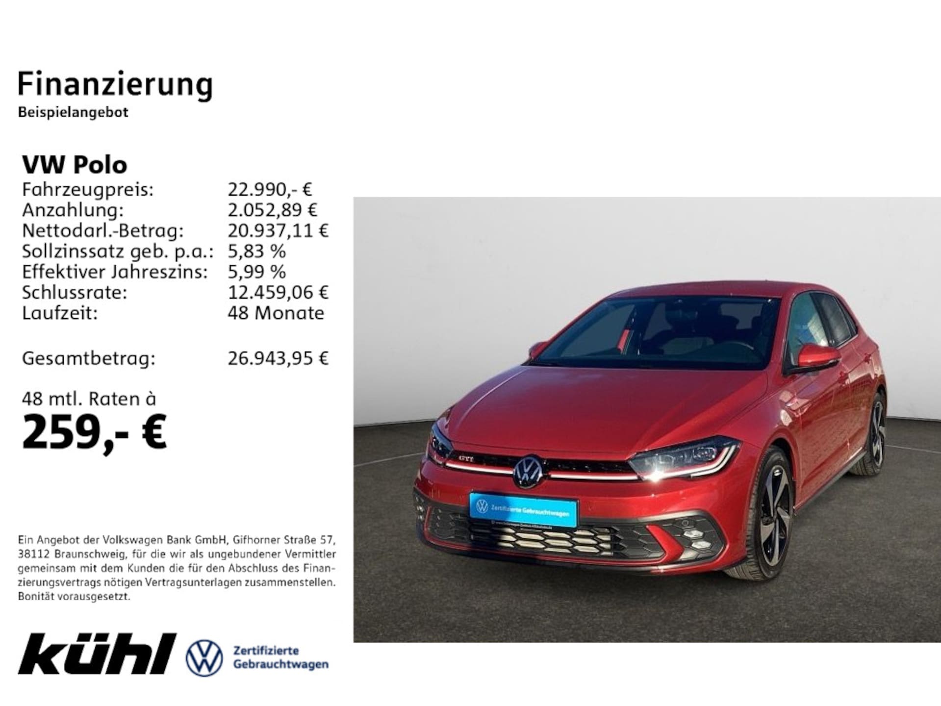 Volkswagen Polo — Volkswagen Polo Polo VI 2.0 TSI DSG GTI Navi,Kamera,