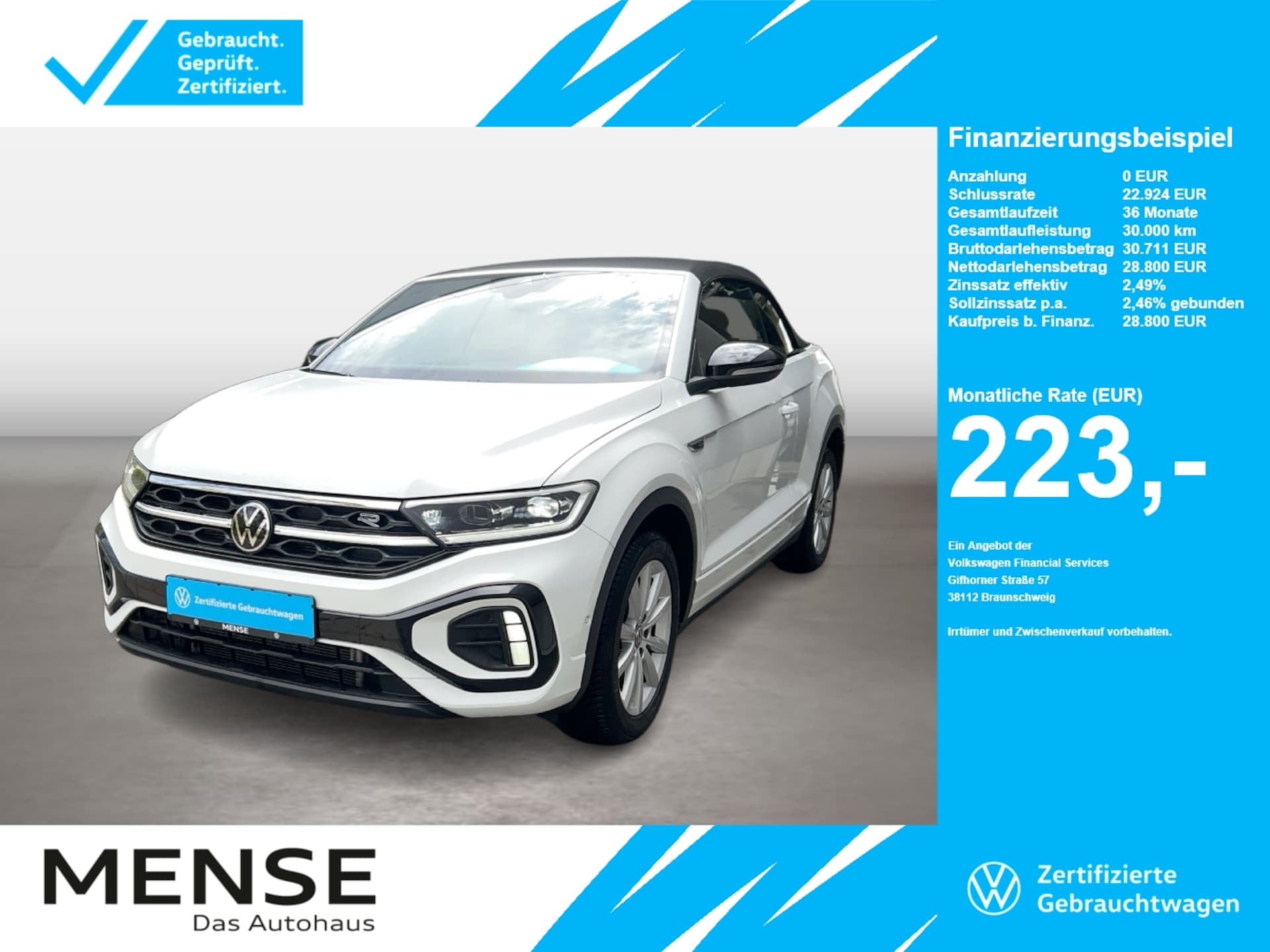 Volkswagen T-Roc Cabriolet R-Line