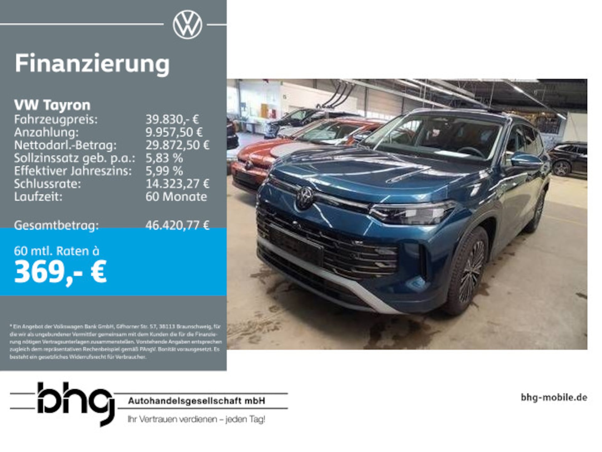 Volkswagen Tayron Elegance
