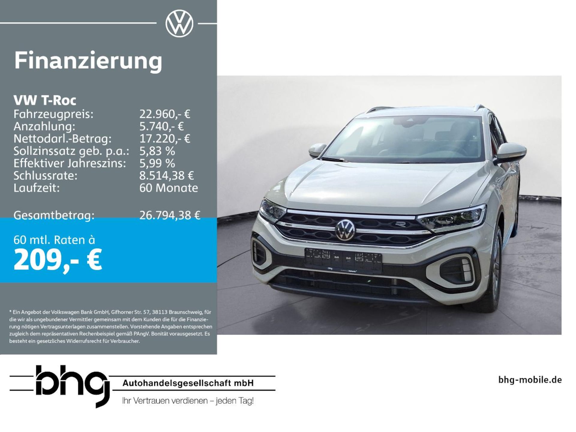 Volkswagen T-Roc R-Line