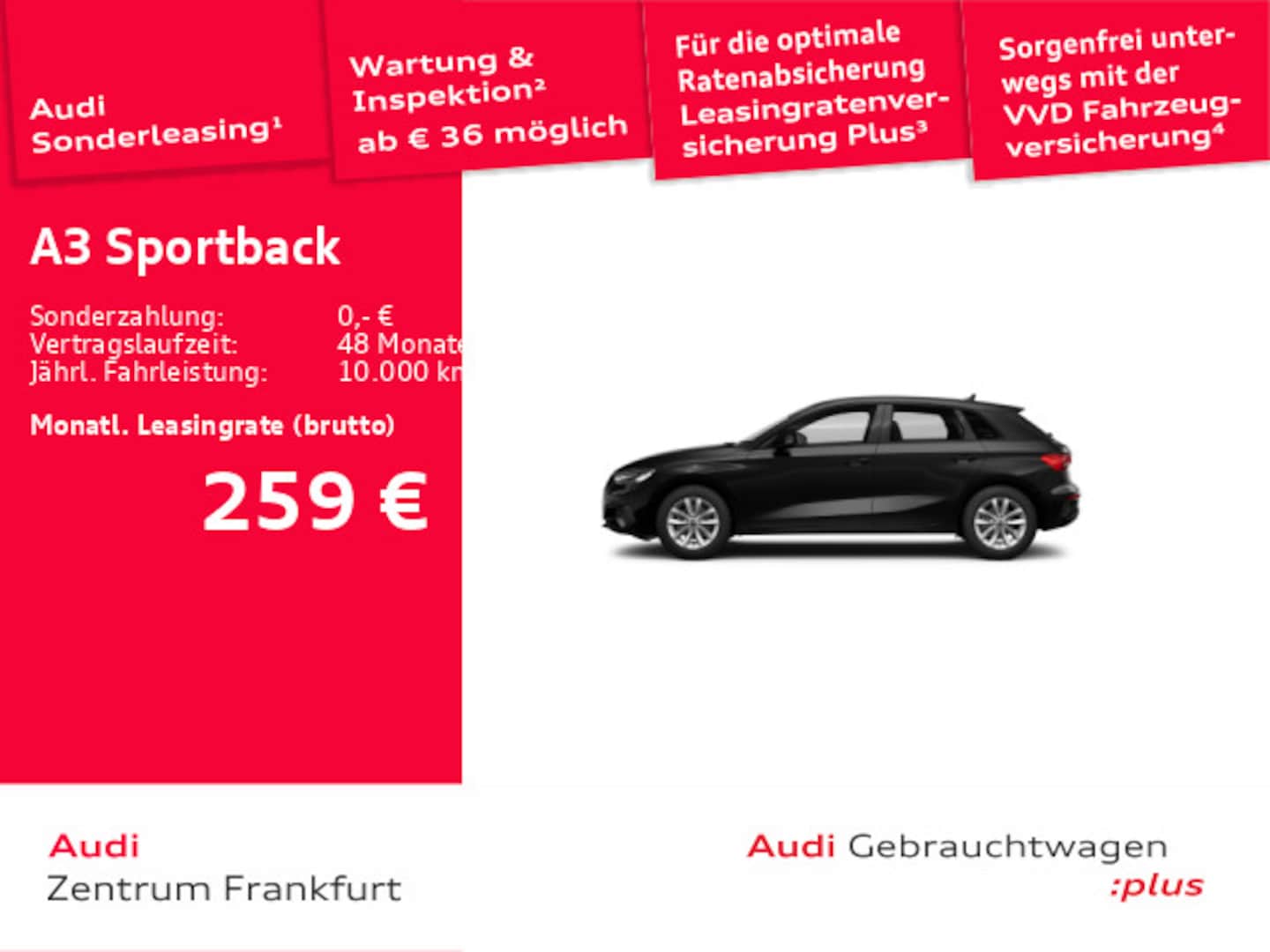 Bild über Audi A3 Sportback 30 TFSI S tronic - für weitere Informationen kontaktieren Sie den Audi Partner