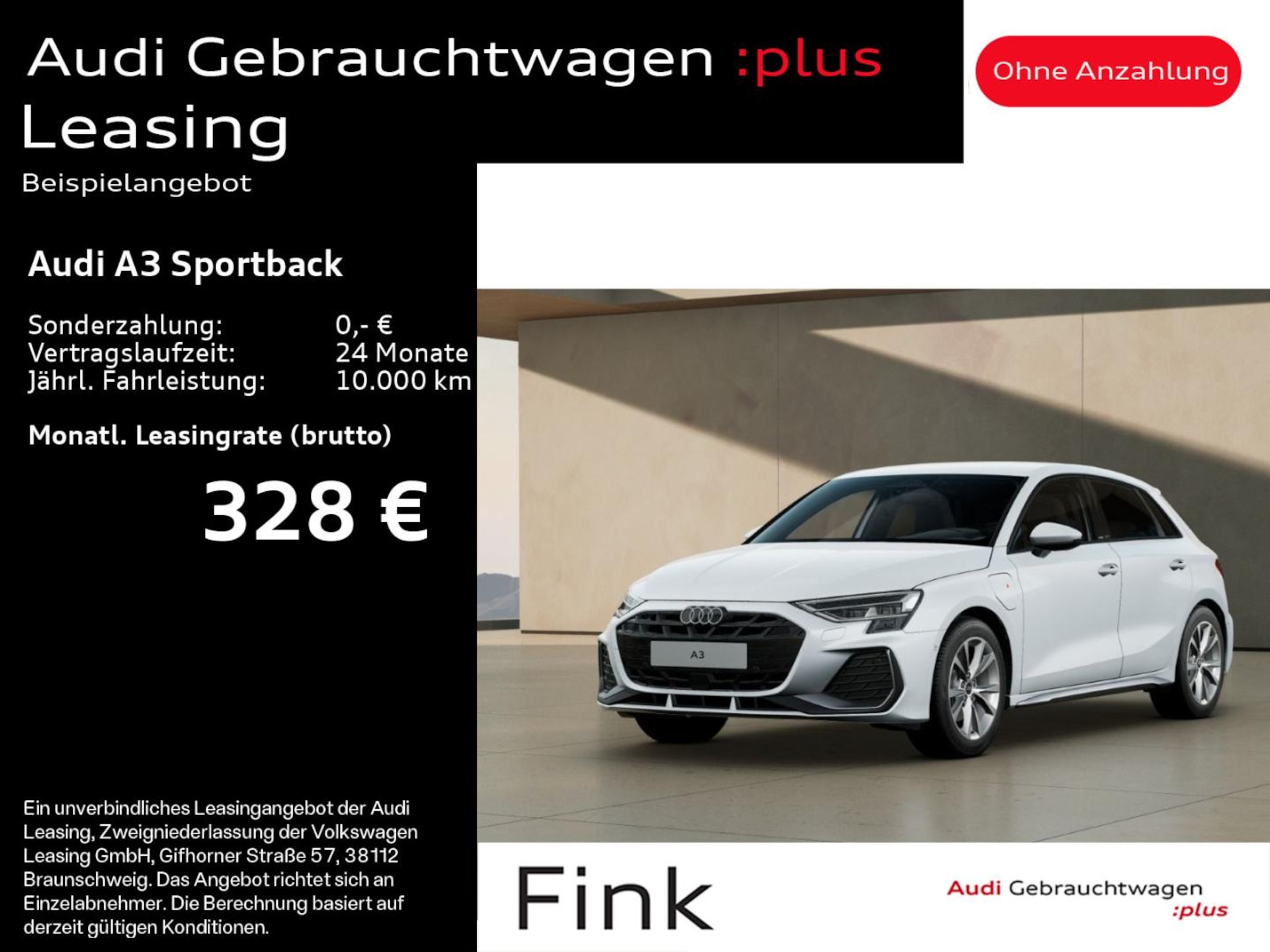 Audi A3 Sportback TFSI e S line