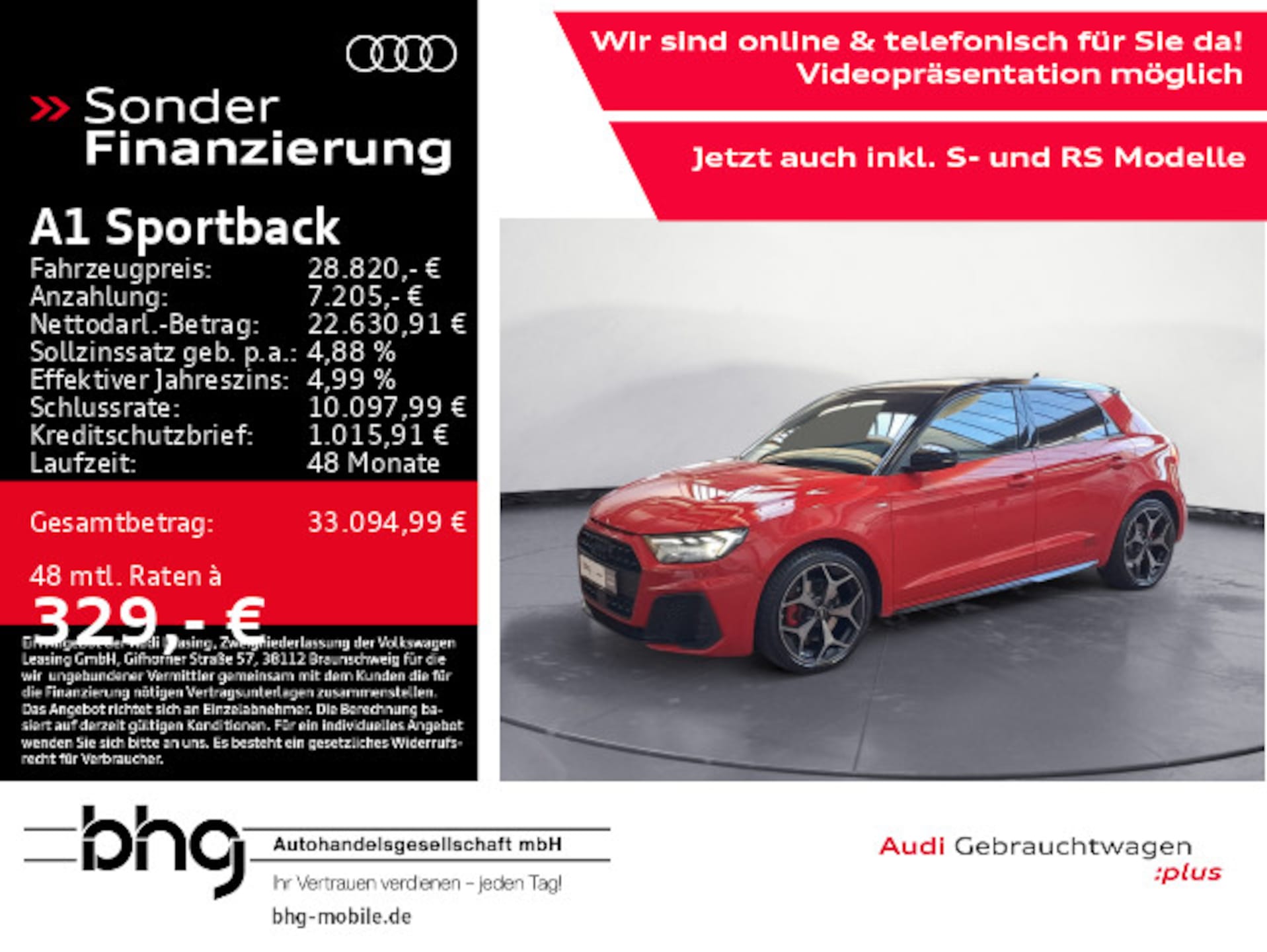 Audi A1 Sportback S line