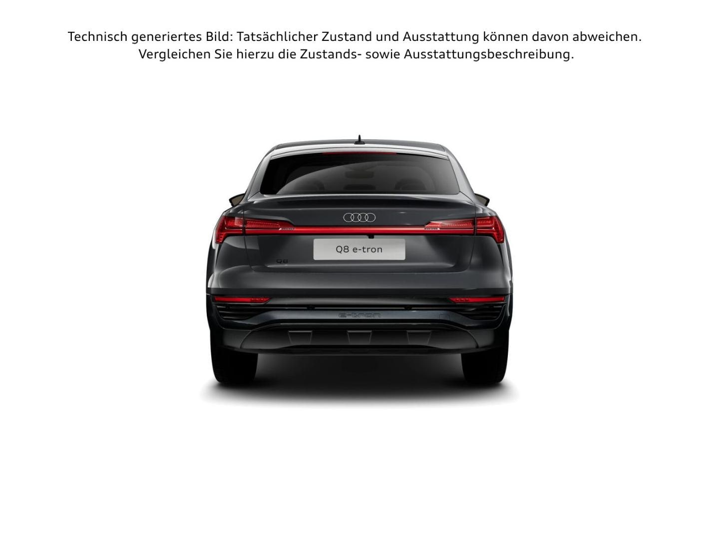 Bild über Audi Q8 Sportback e-tron advanced 50 e-tron quattro - für weitere Informationen kontaktieren Sie den Audi Partner