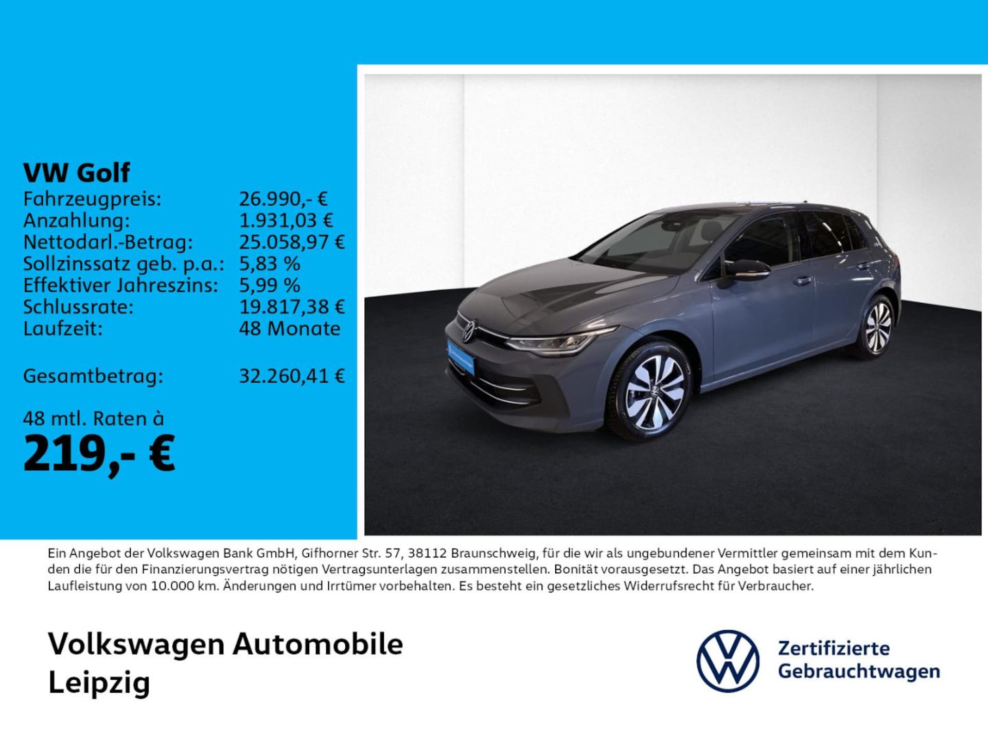 Volkswagen Golf — Volkswagen Golf Golf VIII 2.0 TDI Goal *DSG*ACC*LED*Navi*RFK*App