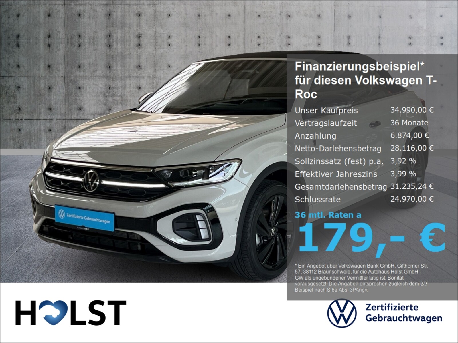 Volkswagen T-Roc Cabriolet