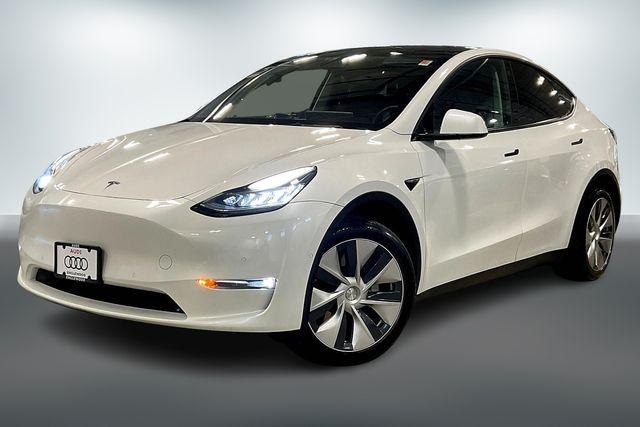 Used 2021 Tesla Model Y Long Range with VIN 5YJYGDEE7MF298127 for sale in Englewood, NJ