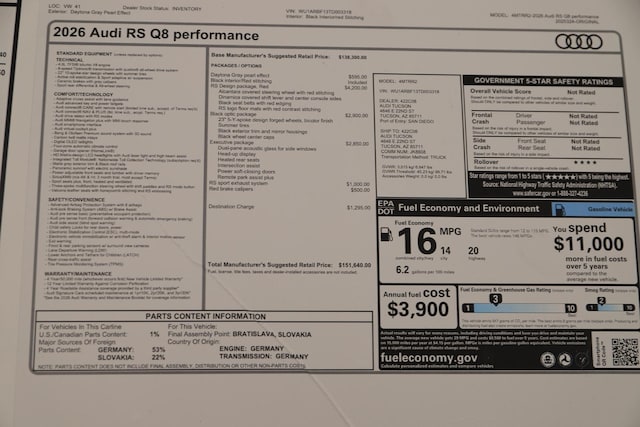 2026 Audi RS Q8 Base - Photo 32