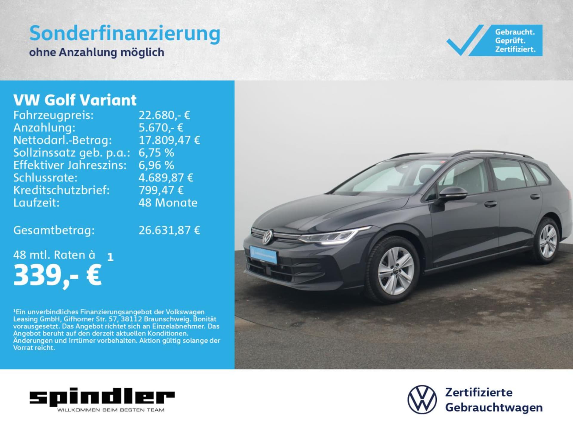 Volkswagen Golf Variant Life