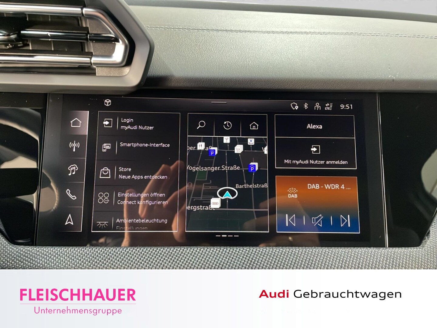 Bild über Audi A3 Sportback TFSI 110 kW S tronic - für weitere Informationen kontaktieren Sie den Audi Partner