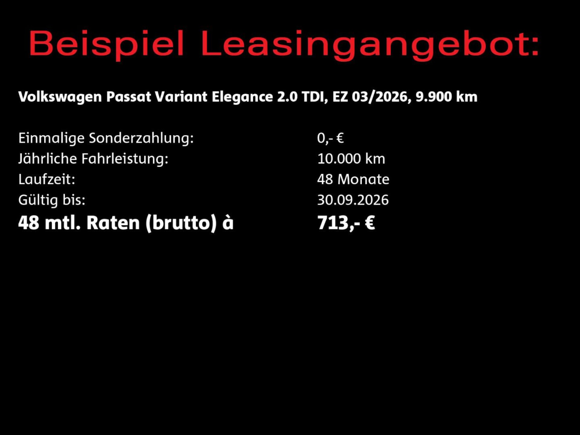 Volkswagen Passat Elegance