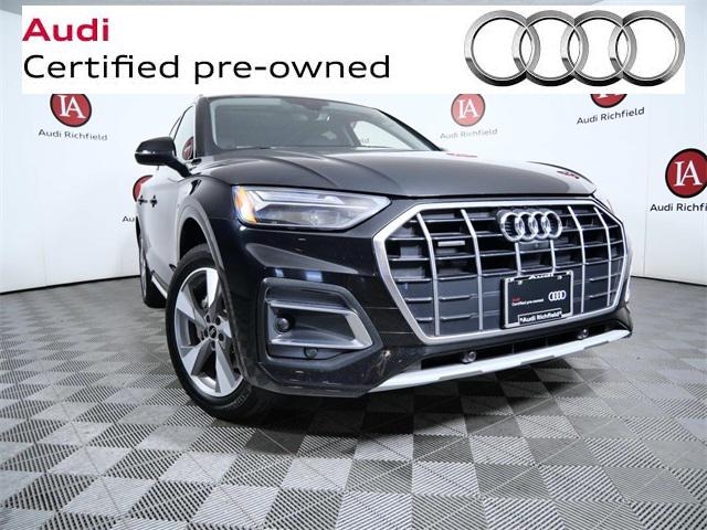 Used 2023 Audi Q5 Premium Plus with VIN WA1BBAFY8P2046562 for sale in Richfield, Minnesota